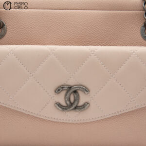 Caviar Skin Coco Mark Semi-Shoulder Bag