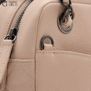 Caviar Skin Coco Mark Semi-Shoulder Bag