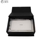 White And Black Mini Cashmere Jacquard Camellia