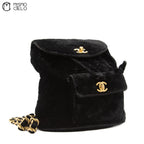Matelasse Velour Backpack