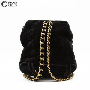 Matelasse Velour Backpack