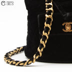 Matelasse Velour Backpack