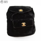 Matelasse Velour Backpack