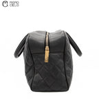 CHANEL Caviar Skin Mini Boston Bag