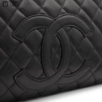 CHANEL Caviar Skin Mini Boston Bag