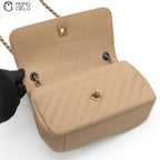 Turn Lock Shoulder Bag