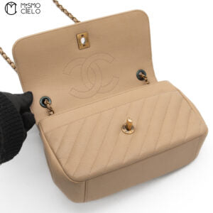 Turn Lock Shoulder Bag