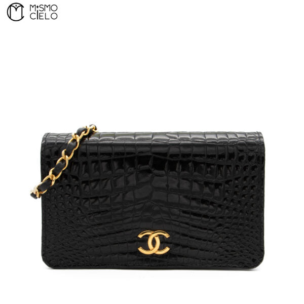 Push Lock Crocodile Mini Shoulder Bag Series 7