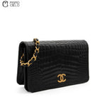 Push Lock Crocodile Mini Shoulder Bag Series 7