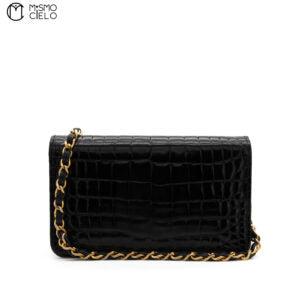 Push Lock Crocodile Mini Shoulder Bag Series 7