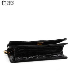 Push Lock Crocodile Mini Shoulder Bag Series 7