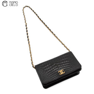 Push Lock Crocodile Mini Shoulder Bag Series 7