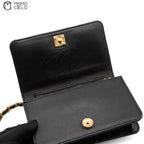 Push Lock Crocodile Mini Shoulder Bag Series 7