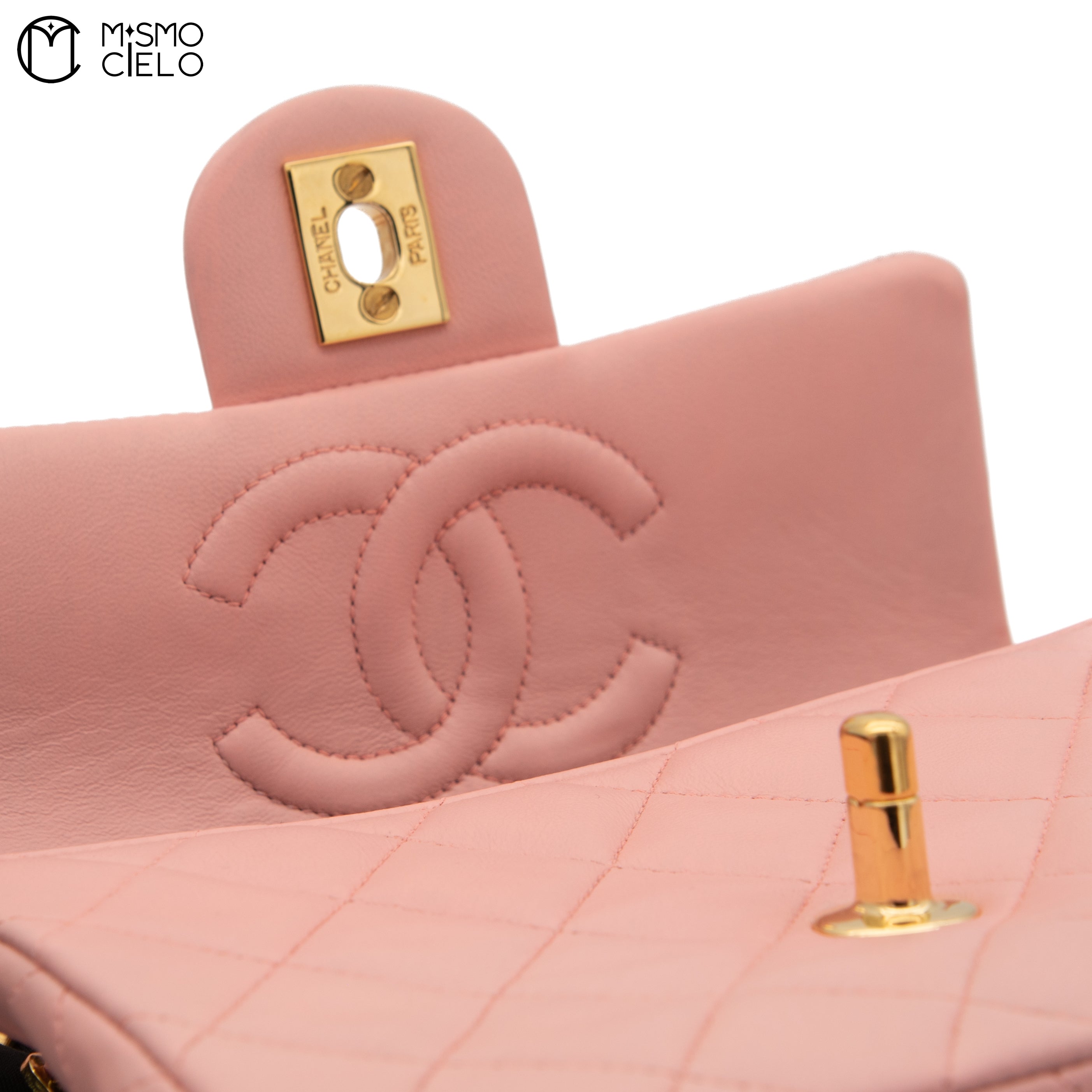 Mini Matelasse Pink Shoulder Bag