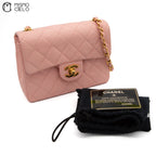 Mini Matelasse Pink Shoulder Bag