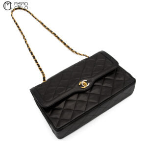 Matelasse Lambskin Double Flap Paris Limited Edition Shoulder Bag