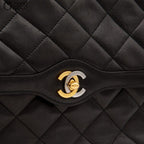 Matelasse Lambskin Double Flap Paris Limited Edition Shoulder Bag