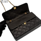 Matelasse Lambskin Double Flap Paris Limited Edition Shoulder Bag