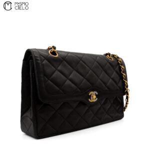 Matelasse Lambskin Double Flap Paris Limited Edition Shoulder Bag