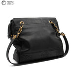 Triple Coco Caviar Skin Shoulder Bag