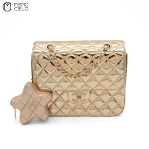 Enamel Turn Lock Backpack