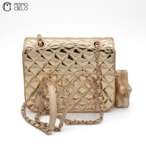 Enamel Turn Lock Backpack