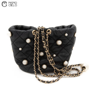 Lambskin Pearl Chain Shoulder