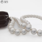 Matelasse Lambskin Pearl Chain