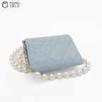 Matelasse Lambskin Pearl Chain