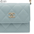 Matelasse Lambskin Pearl Chain