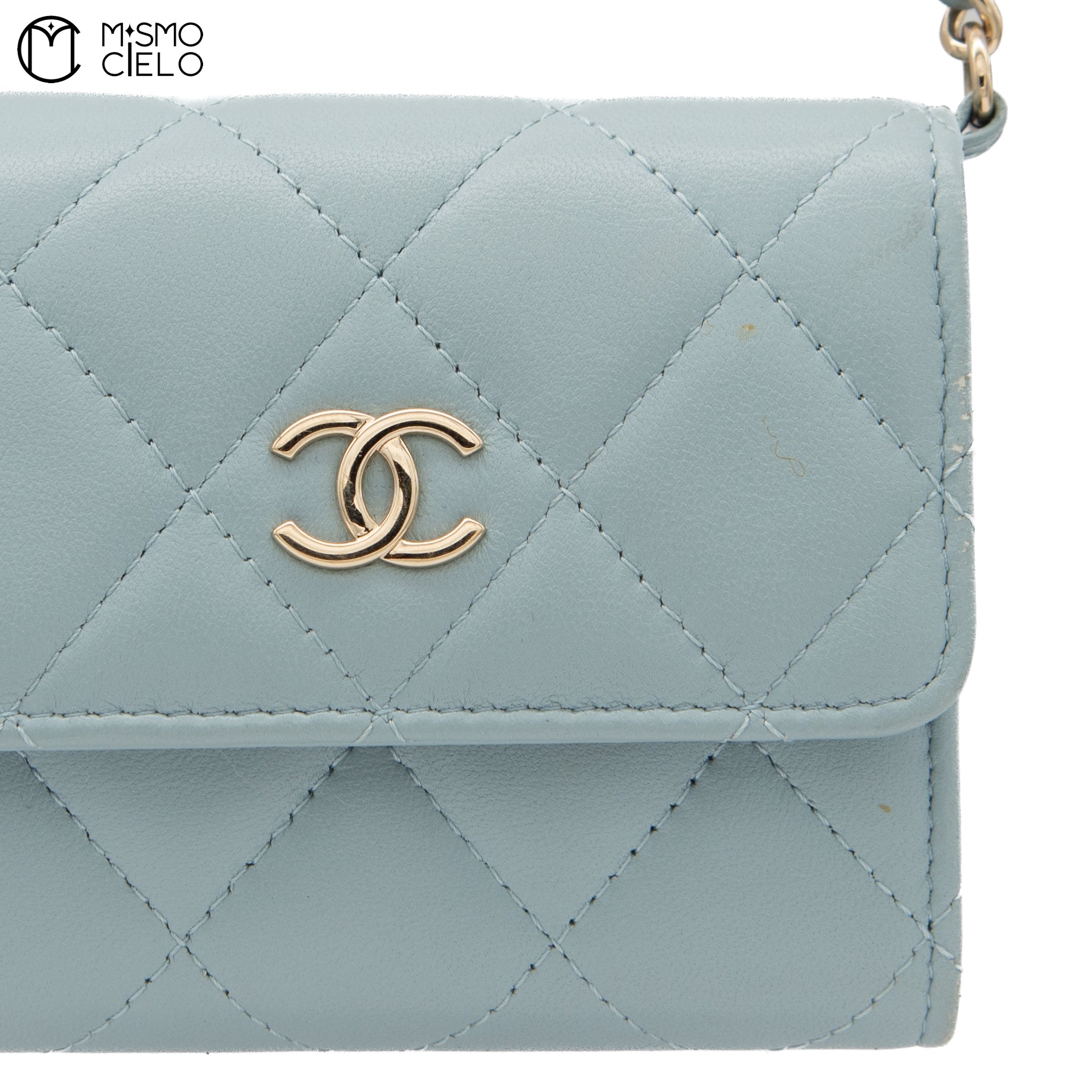 Matelasse Lambskin Pearl Chain