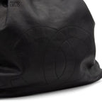 Coco Mark Drawstring Chain Backpack With Pouch