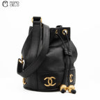 Triple Coco With Lamb Chain Shoulder Pouch