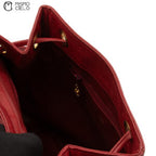 Caviar Skin Deca Coco Chain Red Backpack