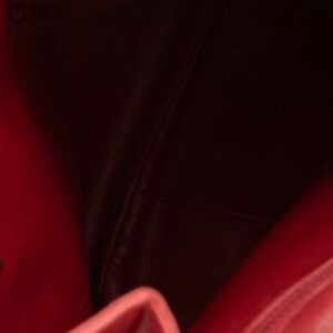 Caviar Skin Deca Coco Chain Red Backpack