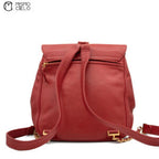 Caviar Skin Deca Coco Chain Red Backpack