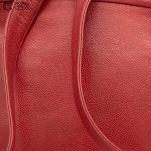 Caviar Skin Deca Coco Chain Red Backpack