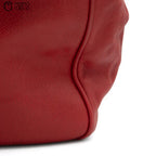 Caviar Skin Deca Coco Chain Red Backpack