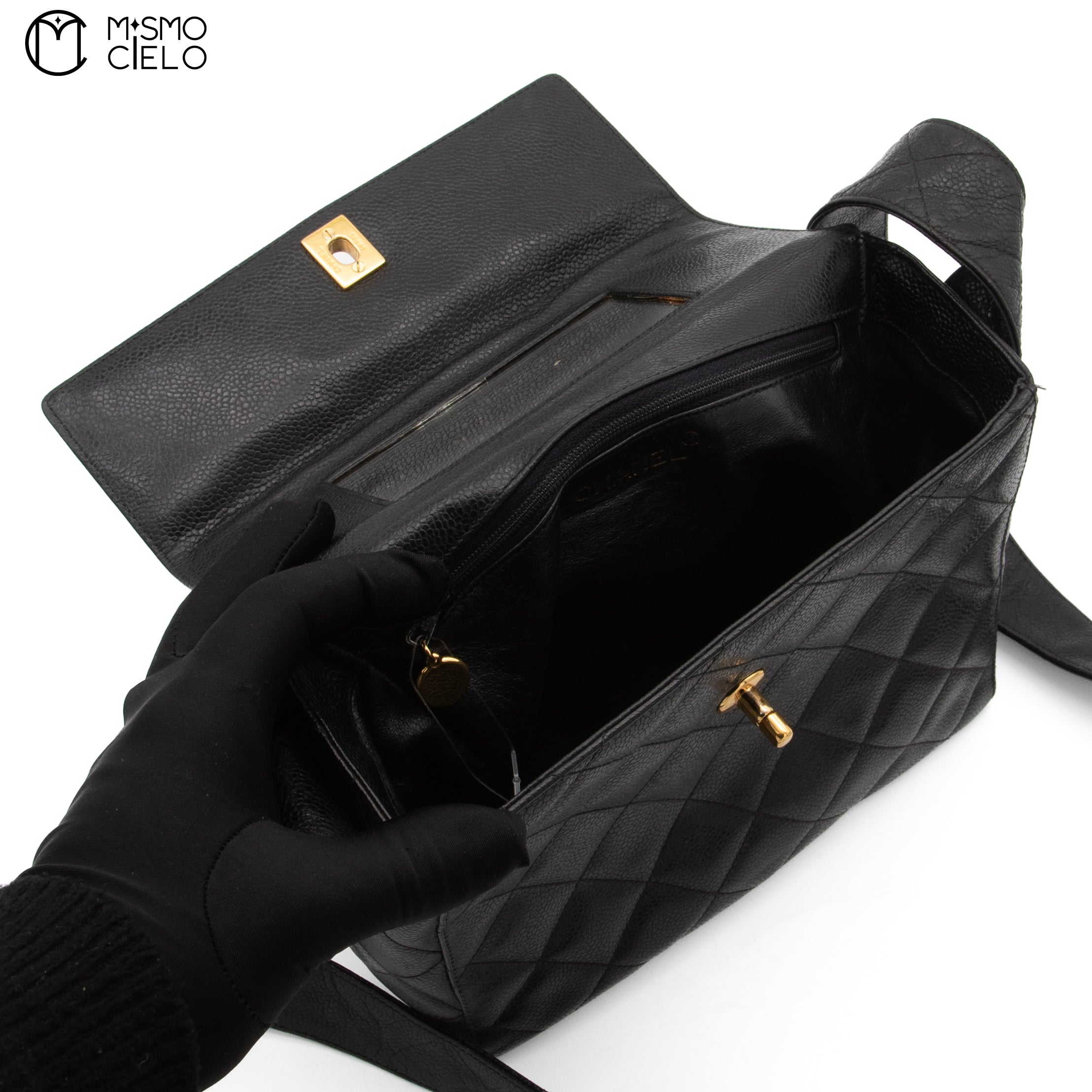 Caviar Skin Vanity Bag With Certificate