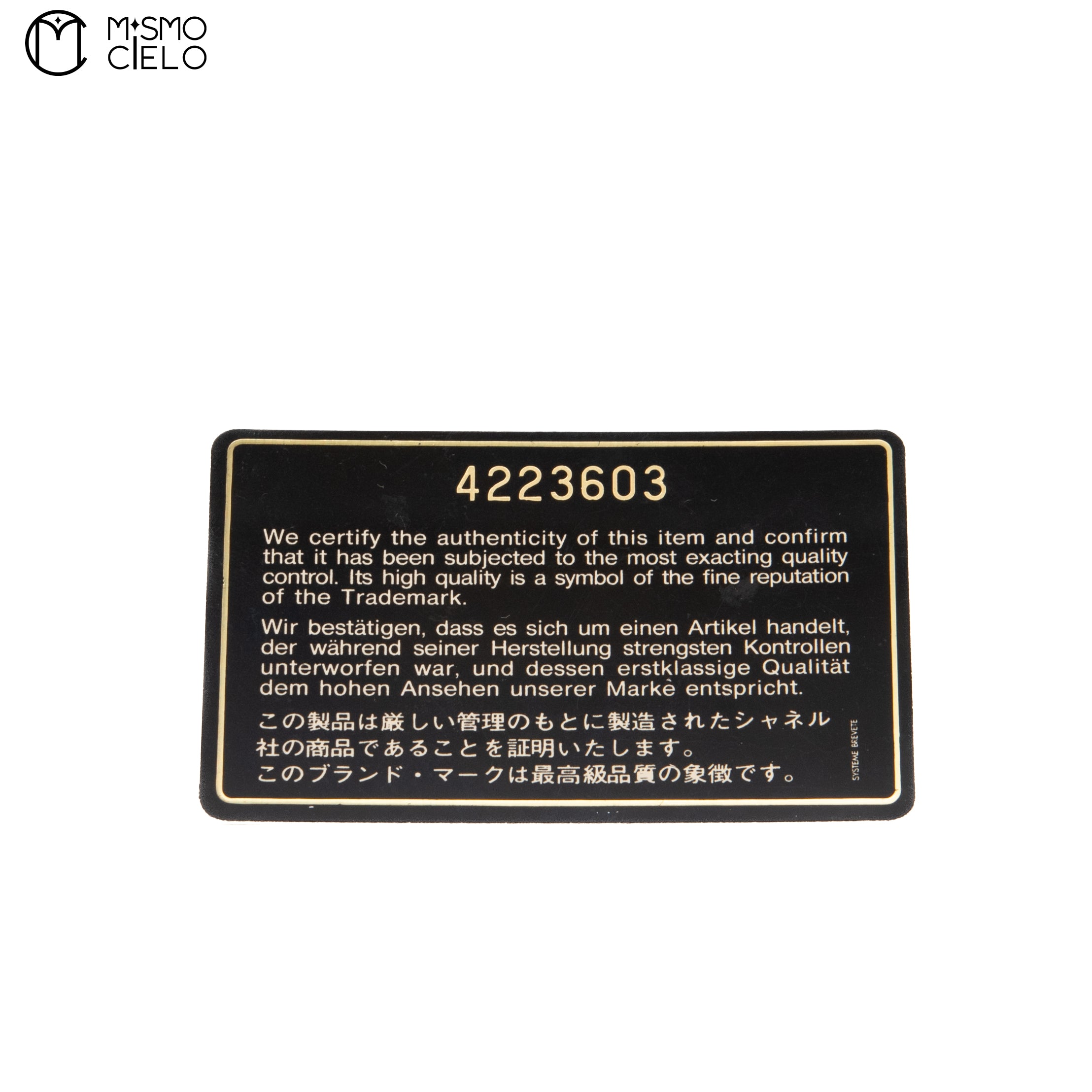 Caviar Skin Vanity Bag With Certificate