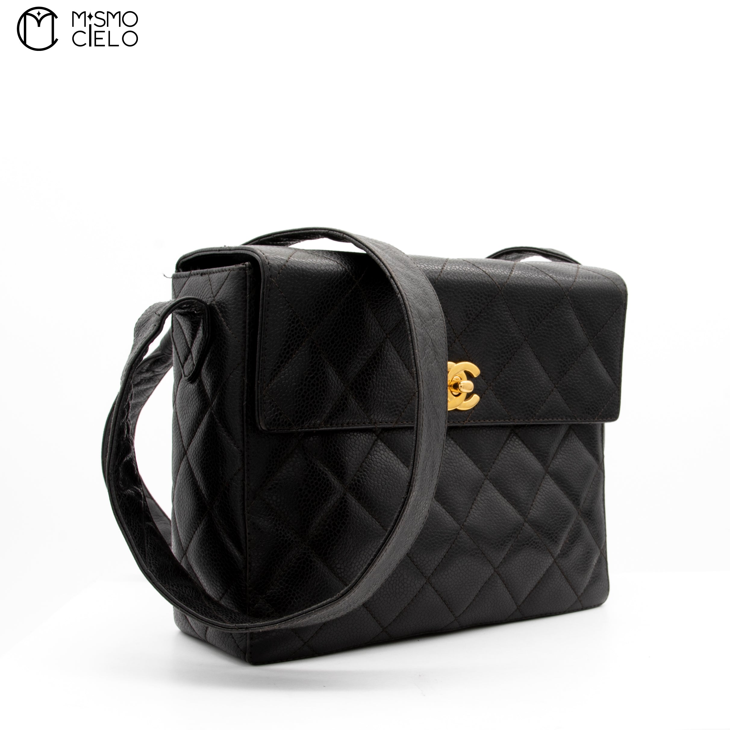 Caviar Skin Vanity Bag With Certificate