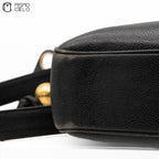 Black Caviar Skin Shoulder Bag
