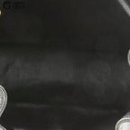 Caviar Skin Triple Coco Drawstring Chain Shoulder Bag With Pouch