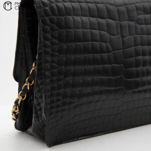Coco Mark Crocodile Chain Shoulder Bag