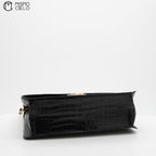 Coco Mark Crocodile Chain Shoulder Bag