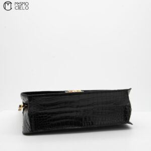 Coco Mark Crocodile Chain Shoulder Bag