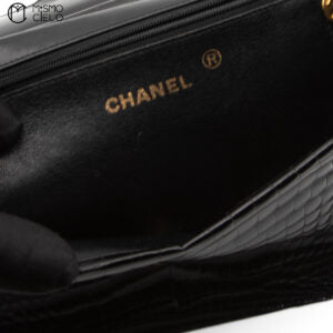 Coco Mark Crocodile Chain Shoulder Bag