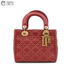 Lady Dior Studded 2Way Shoulder Handbag