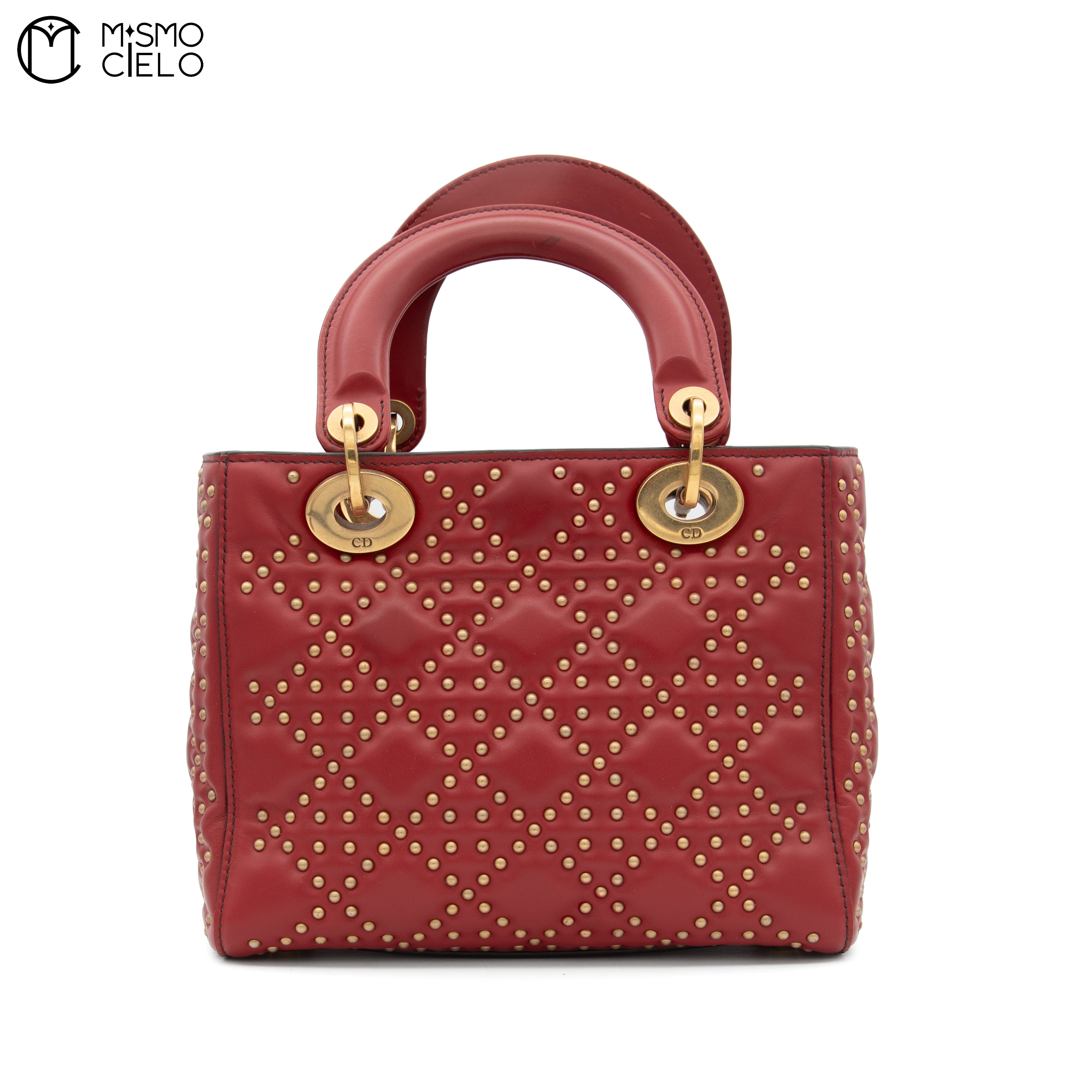 Lady Dior Studded 2Way Shoulder Handbag