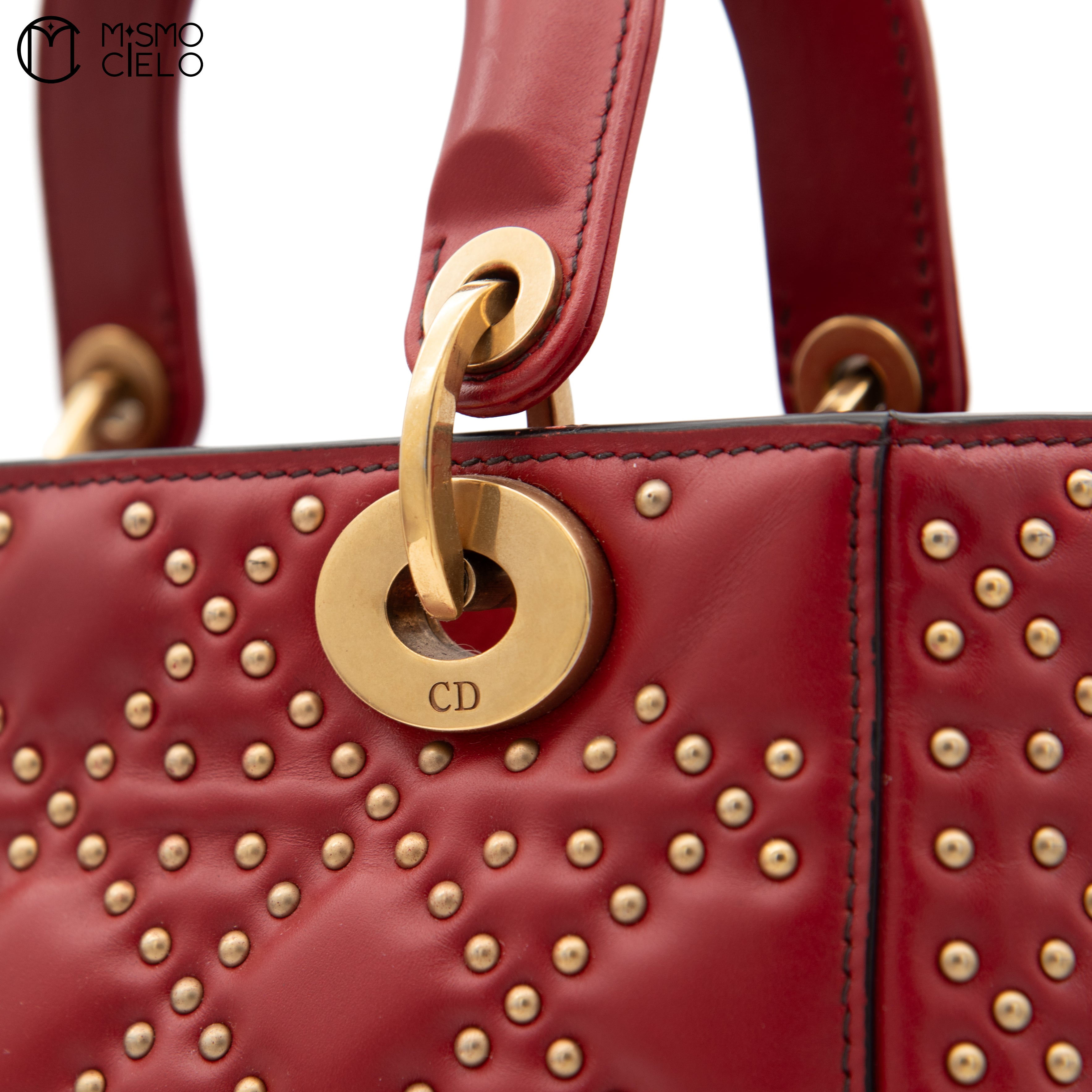 Lady Dior Studded 2Way Shoulder Handbag